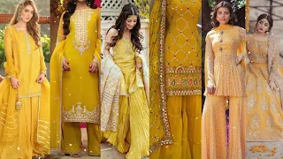 Latest Bridal Mehandi dresses | Haldi Dress #fashion #design #mehandi  #trending |Trending Life|