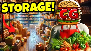 Upgraded the New Storage Room for My Grocery Store! (Supermarket Simulator)