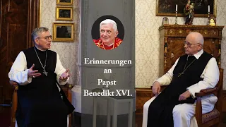 Erinnerungen an Papst Benedikt XVI.   ✝   Abt Maximilian Heim und Altabt Gregor Henckel-Donnersmarck