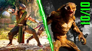 ДЕТАЛЬНЫЙ РАЗБОР ТРЕЙЛЕРА РЕПТИЛИИ В MORTAL KOMBAT 1 | MK1 REPTILE, HAVIK, ASHRAH