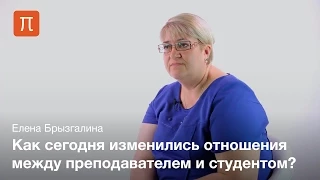 Проблема социогуманитарного образования - Елена Брызгалина