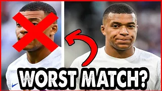 MBAPPE WORST PERFORMANCE EVER VS DENMARK?