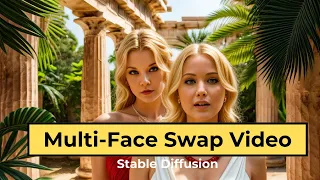 Create a Multiple Face Swapped Video in Stable Diffusion (NextView & ReActor)