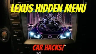 Lexus SECRET HIDDEN Menu! Car HACKS! Part 1