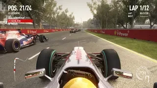 F1 2010 - Australian GP - Lewis Hamilton, McLaren - Gameplay