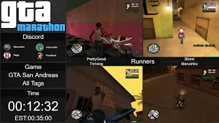 GTAMarathon 2018 - Grand Theft Auto: San Andreas All Tags by PG, Storm, Thriving and Marushko