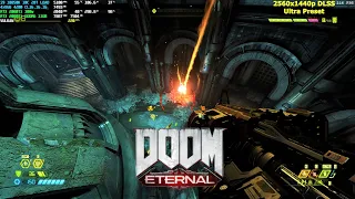 Doom Eternal DLDSR 1440p 200Hz Ultra Settings & DLSSQ | RTX2080Ti | 5.1Ghz 10850K