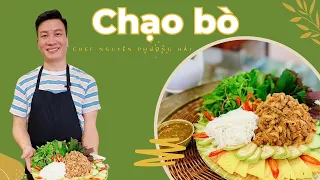 Làm CHẠO BÒ vừa dễ vừa ngon  | Cùng Cháu Vào Bếp