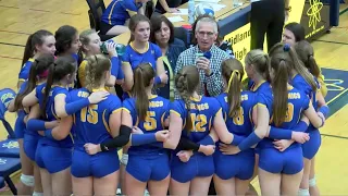 High School Volleyball  Midland vs Dow