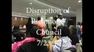 Richmond Council Disruption 7/23/13