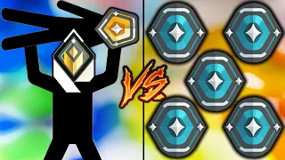 Can 1 Radiant Carry 1 Gold VS 5 Platinum Players?