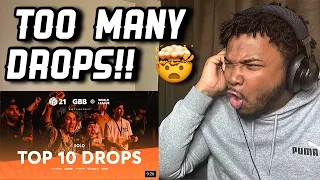 TOP 10 DROPS 😱 Solo | GBB 2021 Beatbox REACTION*