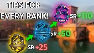MUST KNOW TIPS for EVERY RANK in MW2 RANKED PLAY to RANK UP FAST! (BRONZE to IRIDESCENT!)