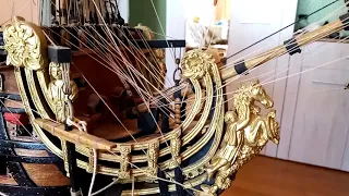 Модель парусного корабля Le Soleil Royal,woodenshipmodel Le Soleil Royal