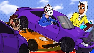 GTA 5 Funny Moments - 4v4 HILARIOUS CAR DARTS!!