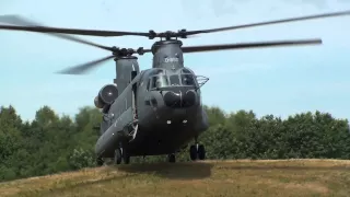 Chinook D-890 op de slopes zuid. Gilze-Rijen 29-06-2015