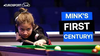 Mink Nutcharut Makes 1st Professional Century At World Championship Qualifiers! | Eurosport Snooker