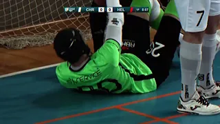 SEMIFINAL 3 - 1Futsal Liga 23/24 - [HIGHLIGHTS] Victor Espindola - FK Chrudim 7x2 Helas Brno