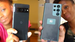 Samsung Galaxy S22 Ultra VS GOOGLE PIXEL 7 Pro - PIXEL 7 WAS BETTER! SHOULD I UPGRADE SmartPhone?