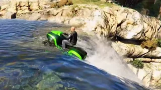 GTA 5 IMPORT/EXPORT DLC  Aqua Blazer and Techical Off Road Amphibious Testing