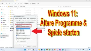 Alte Programme & Spiele unter Windows 11 starten - Windows 11 Kompatibilitätsmodus aktivieren