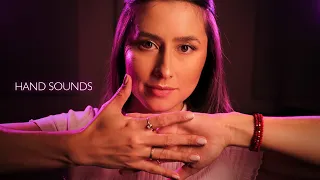ASMR Gentle hand sounds to calm you down ✨ Mouth Sounds and Minimal Talking