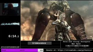 TFA2: Metal Gear Rising: Revengeance, Hard (NG) by Iridescence in 1:20:08 RTA