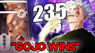 GOJO WINS??! | Jujutsu Kaisen Chapter 235 REVIEW