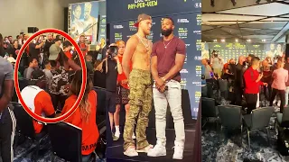 Jake Paul Team vs. Tyron Woodley Team Altercation