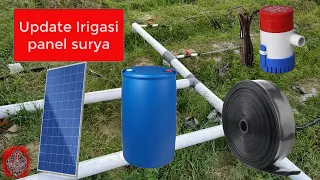 Irigasi Drip Tenaga Surya Update menggunakan Bilge 1100