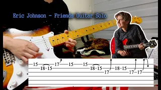 Eric Johnson - Friends Guitar Solo Cover(with TAB)