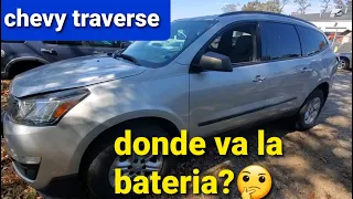 chevy traverse acadia donde va la bateria? - chevy battery location 09 to 17