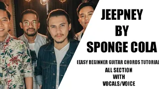 Sponge cola - jeepney (easy beginner guitar chords tutorial)