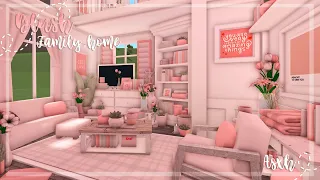 Blush Floral Family Home! | Roblox Bloxburg Speed Build | ❁