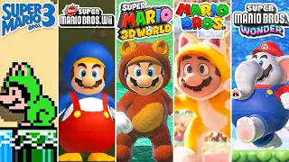 Evolution of Animal Power-Ups in Mario Games & Movies [1988-2024] (HD)