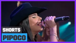 Ana Castela canta o hit PIPOCO pela PRIMEIRA VEZ na TV | TVZ Priscilla | #Shorts