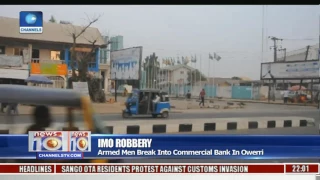 Imo Robbery: Armed Men Break Into Commercial Bank In Owerri