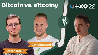 UTXO Bitcoin vs. altcoiny, Josef Tětek a David Stancel, moderuje Libor z Investocky