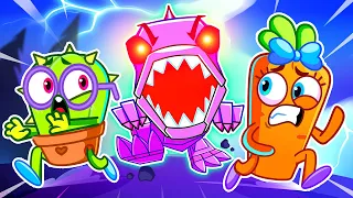 Little Dino Robot Song 😨🤖 Playing Dinosaurs Song || Best Kids Songs & Nursery Rhymes by VocaVoca 🥑