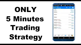 Forex Mobile Trading 5 Minutes Strategy | Pro Traders short Time Strategy