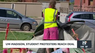 UW-Madison and student protesters reach deal to end encampment