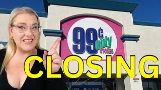 99 Cents Only Store Closing, Fast Food Closures Let's Talk About It!