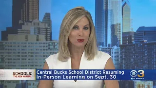 Central Bucks School District Announces In-Person Instruction To Resume Sept. 30