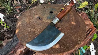 Knife Making - Forging a Cleaver Knife | Work Hard