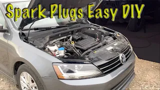 2017 VW Jetta 1.4 tsi How to change Spark Plugs
