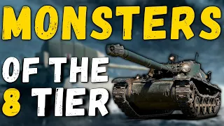 TOP 5 MOST OVERPOWERED TIER 8 TANKS || WoT