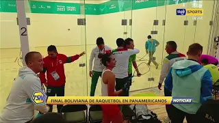 ¡Final boliviana 🇧🇴 de raquetbol en Panamericanos! Keller y Moscoso por la medalla de oro 🥇.