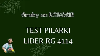 #5 Test pilarki Lider RG 4114