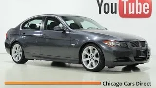 Chicago Cars Direct Presents a 2006 BMW 330i Sport. Sparkling Graphite Metallic/Black. x13358