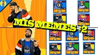 REACCIONANDO A MIS MEMES #2 | MEMES NIVEL BRAWL STARS